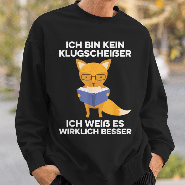 Ich Bin Kein Klugscheißer Ich Weiß Es Wirklich Besser Saying Sweatshirt Geschenke für Ihn