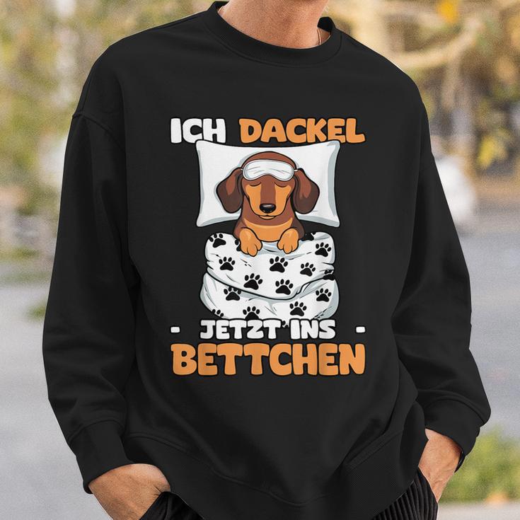 Ich Dackel Jetzt Ins Bettchen Sweatshirt Geschenke für Ihn