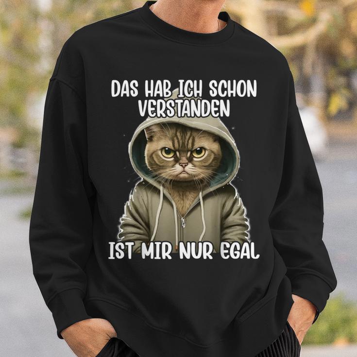 Ich Hab Das Schonerstanden Ist Mir Nur Egal Cat Sweatshirt Geschenke für Ihn