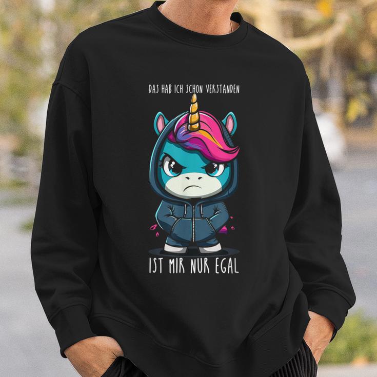 Ich Habe Das Schonerstanden Ist Mir Nur Egal Unicorn Sweatshirt Geschenke für Ihn