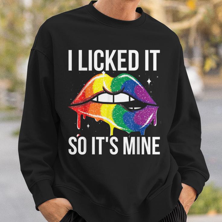 Ich Habe Es Angeleckeck So Ist Es Meine Lgbt Sweatshirt Geschenke für Ihn