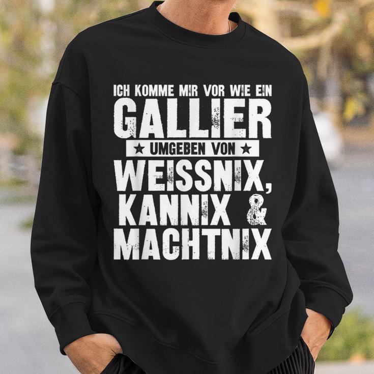 Ich Komme Miror Wie Ein Gallier Umgeben By Weissnix Sweatshirt Geschenke für Ihn