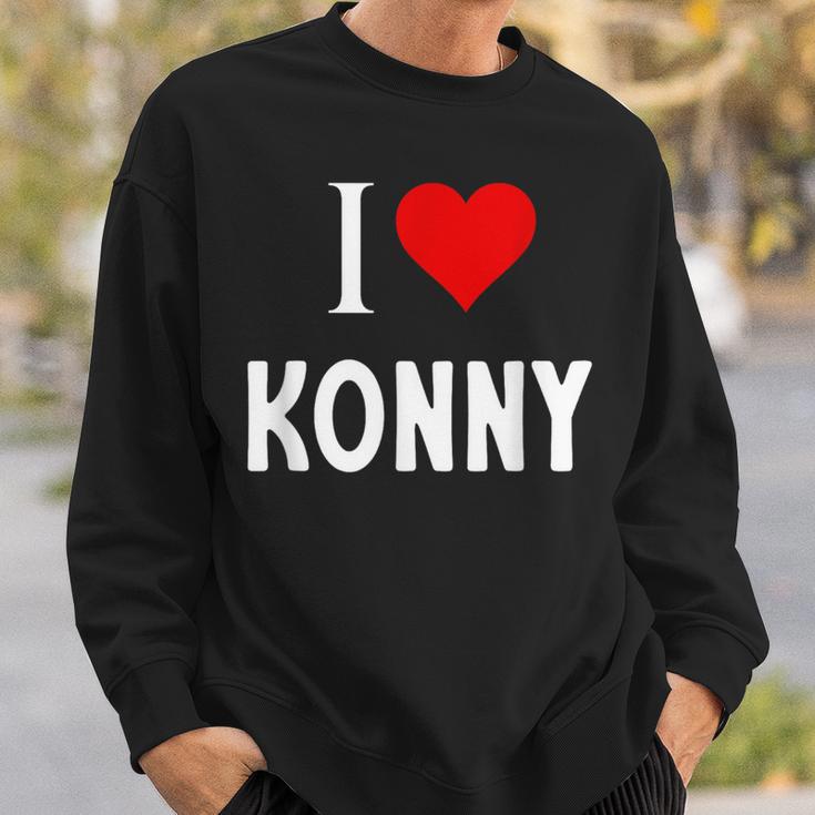 Ich Liebe Konny Sweatshirt Geschenke für Ihn