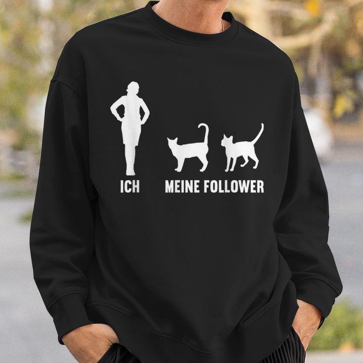 Ich Und Meine Follower Cat Kitten Cat Sweatshirt Geschenke für Ihn