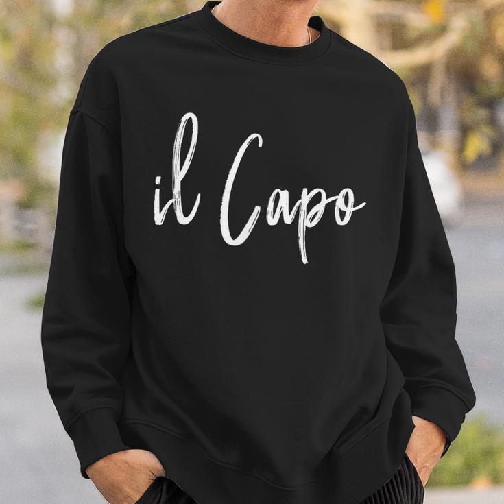 Il Capo Italian The Boss Sweatshirt Geschenke für Ihn