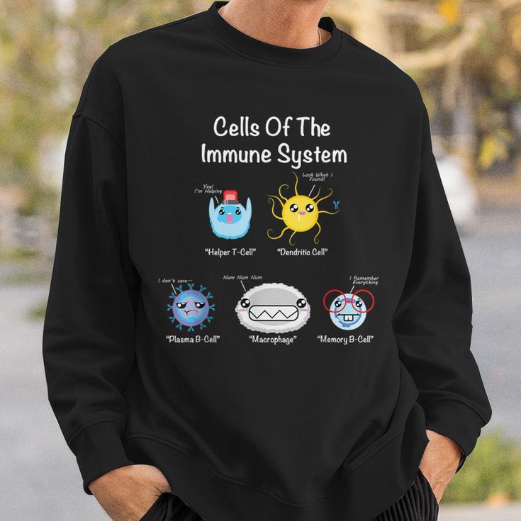 Immune System Cell Biology Cell Science Humour Sweatshirt Geschenke für Ihn