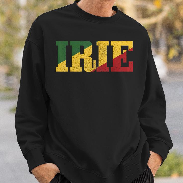 Irie Reggae Music Jamaica Retrointage Rasta Rastafari Sweatshirt Geschenke für Ihn