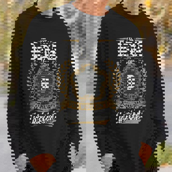 It's A Dena Thing You Wouldn't Understand Personalized Last Name Dena Family Crest Coat Of Arm Sweatshirt Gifts for Him