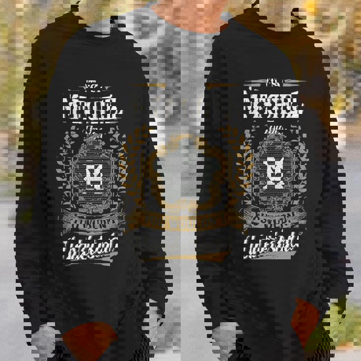 It's A Mitchell Thing You Wouldn't Understand Personalized Last Name Mitchell Family Crest Coat Of Arm Sweatshirt Gifts for Him