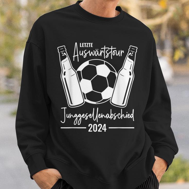 Junggesellenabschied Fußball Letzte Auswärtstour Jga 2024 Sweatshirt Geschenke für Ihn