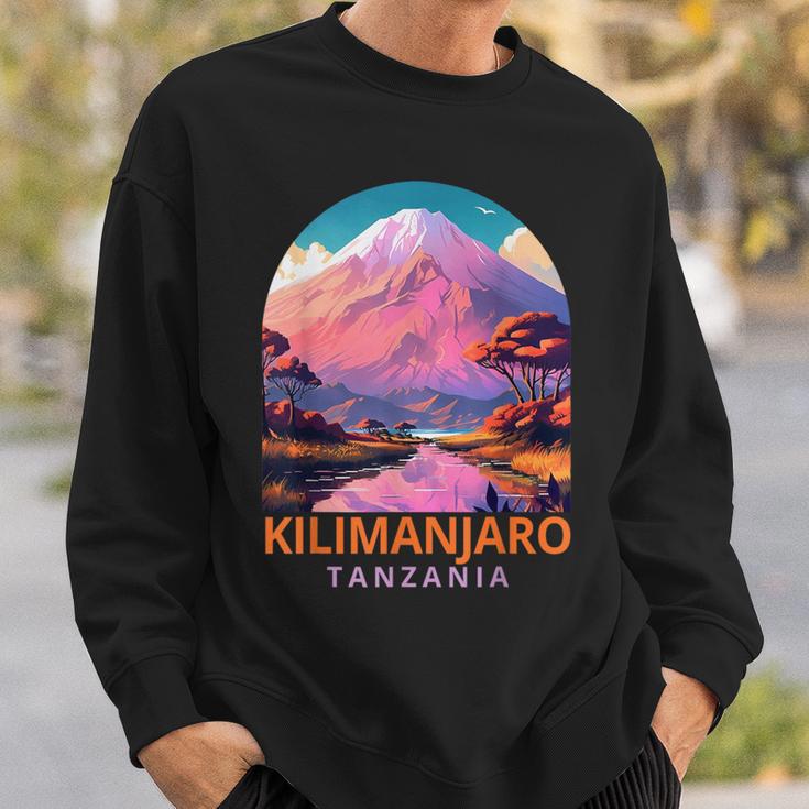 Kilimanjaro Travel Adventure Travel Kilimanjaro Tanzania Sweatshirt Geschenke für Ihn