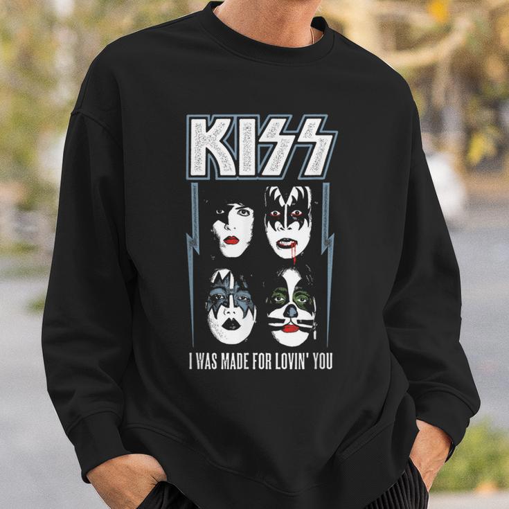 Kiss Ich Wurde Dafür Geschaffen Dich Zu Lieben Sweatshirt Geschenke für Ihn