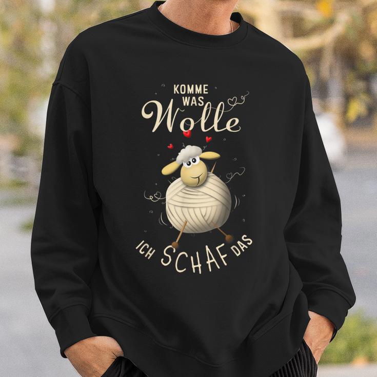 Komme Was Wolle Ich Schaf Das Handmade Fan Sweatshirt Geschenke für Ihn