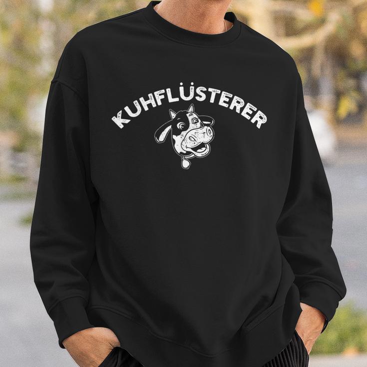 Kuhflüsterer Kühe Muh Sweatshirt Geschenke für Ihn