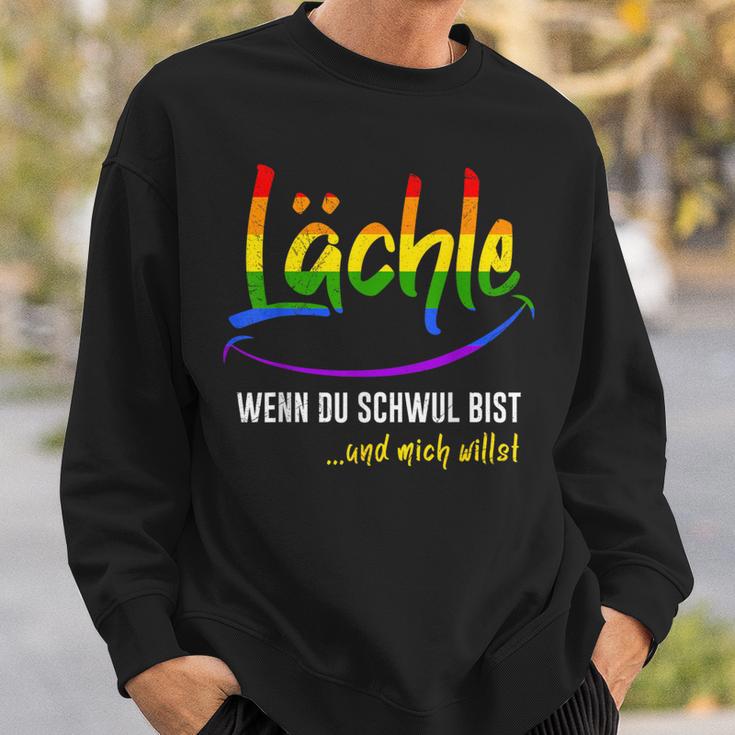 Lächle Wenn Du Schwul Bist Gay Pride Lgbt Pride Gay Sweatshirt Geschenke für Ihn