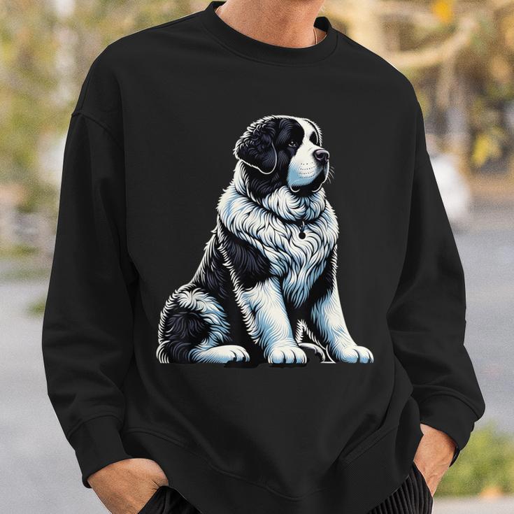 Landseer Dog Sweatshirt Geschenke für Ihn