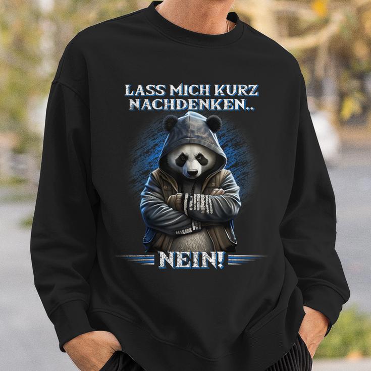 Lass Mich Nachdenk Lass Mich Kurzdenken German Langu Sweatshirt Geschenke für Ihn