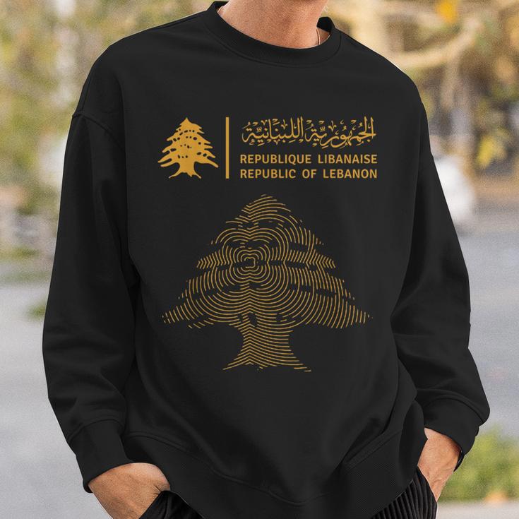 Lebanon Lebanon Flag Lebanon Flag Sweatshirt Geschenke für Ihn