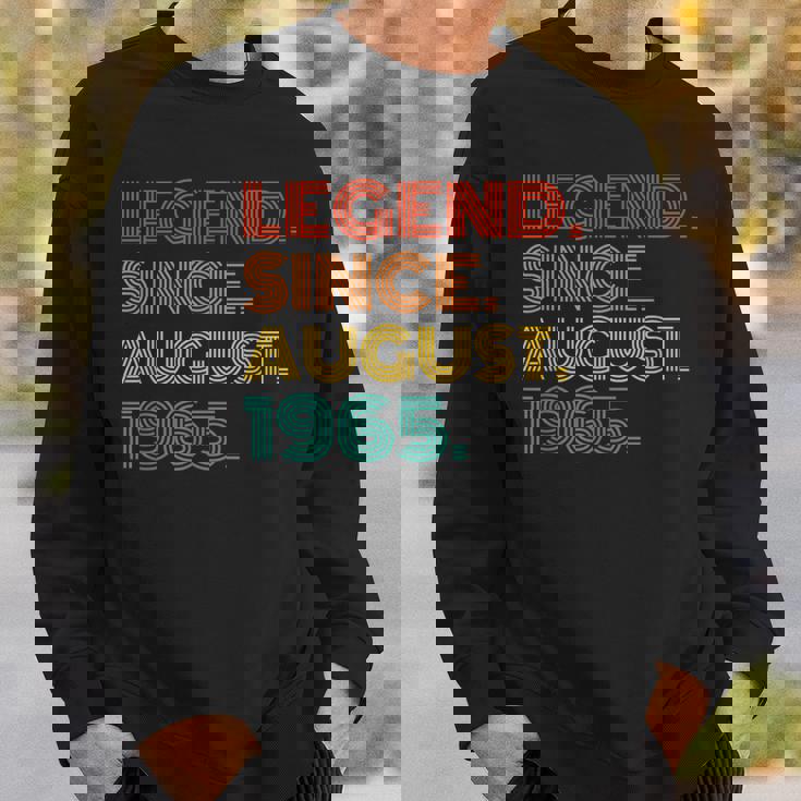Legend Since August 1965 Born In August 1965 Birthday Idea Felpa Regalos para él