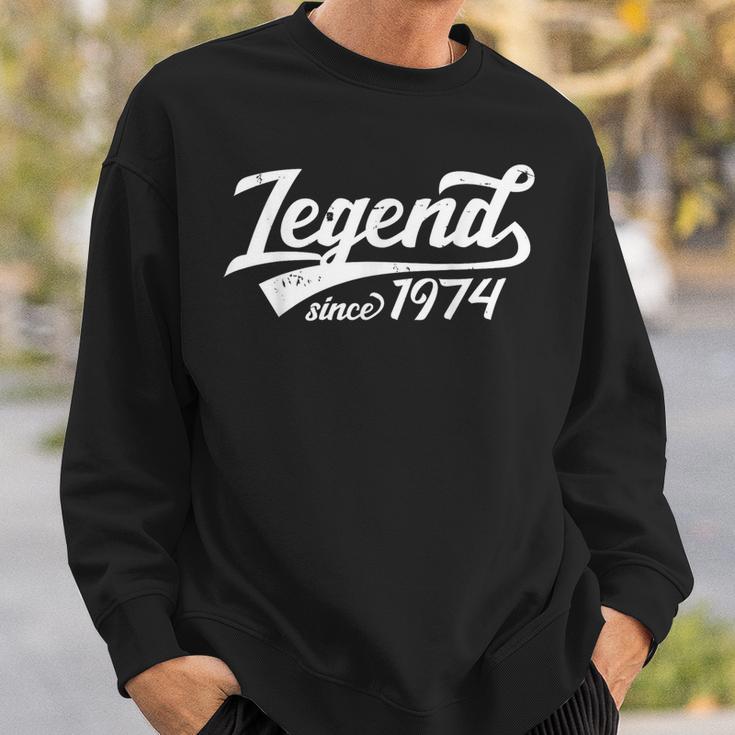 Legende Seit 1974 Geschenk 50 Geburtstag Jahrgangintage Sweatshirt Geschenke für Ihn