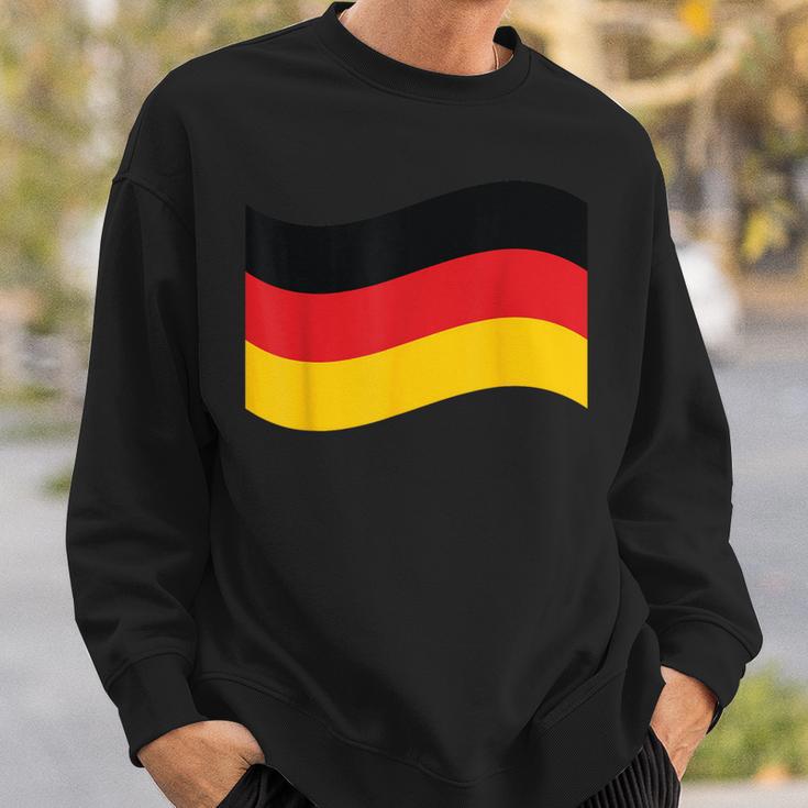 Leuchtendes Herz Deutsche Flagge Colours Germany Fan Sweatshirt Geschenke für Ihn