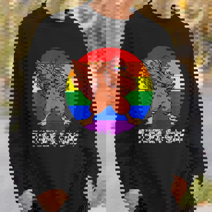 Lgbt Pride Gay Lesbian Turkey Matching Thanksgiving Sweatshirt Gifts for Him