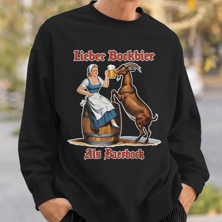 Lieber Bockbier Als Baerbock Sweatshirt Geschenke für Ihn