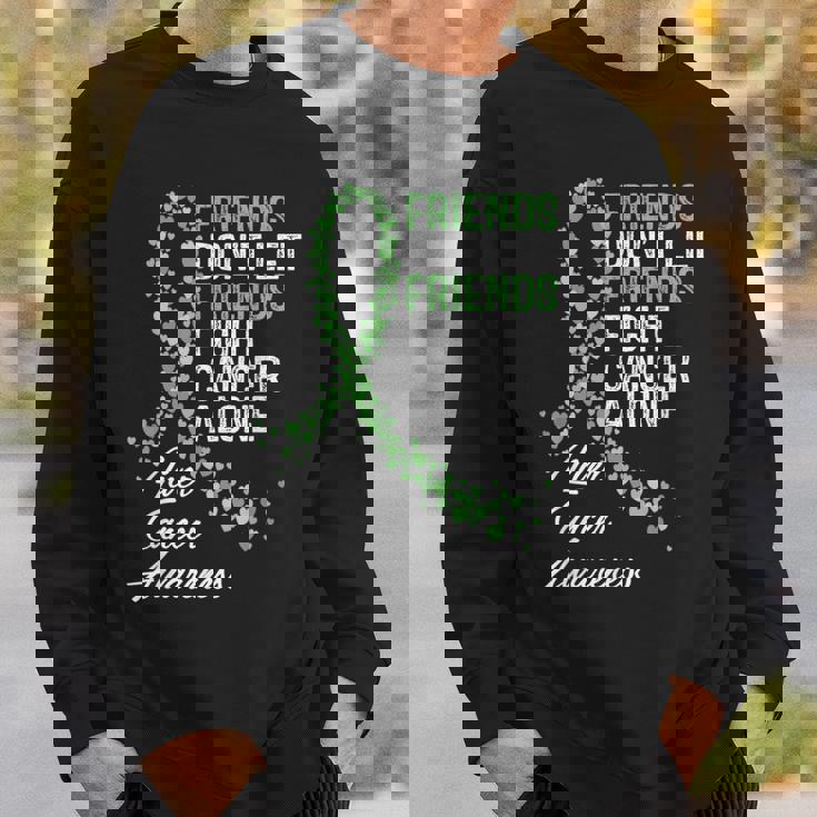 Liver Cancer Awareness Friends Fighter Warrior Support Sweatshirt Gifts for Him