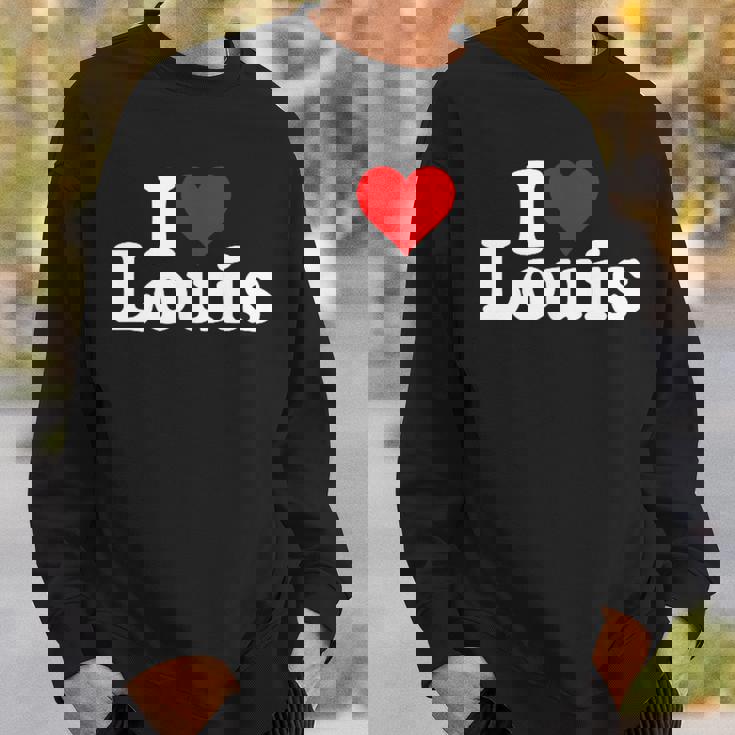 I Love Heart Louis Nome Su Un Felpa Regalos para él