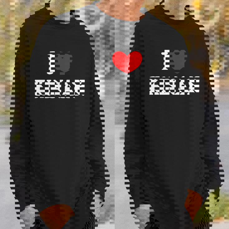 I Love Kinan Io Amo Kinan Felpa Regalos para él