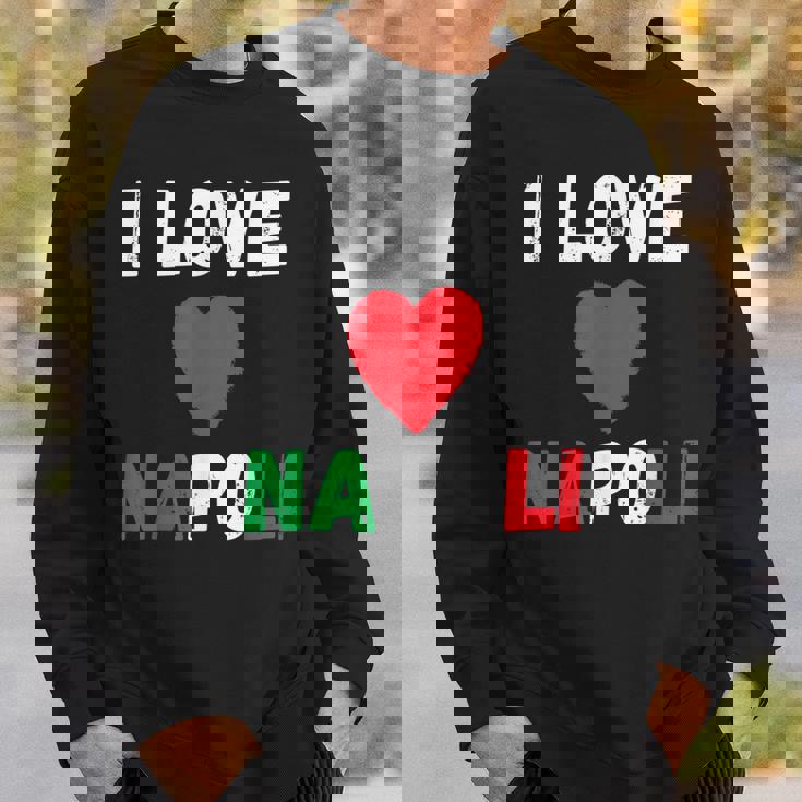 I Love Napoli I Heart Italy Napoli Souvenir Daiaggio Per Famiglie Felpa Regalos para él