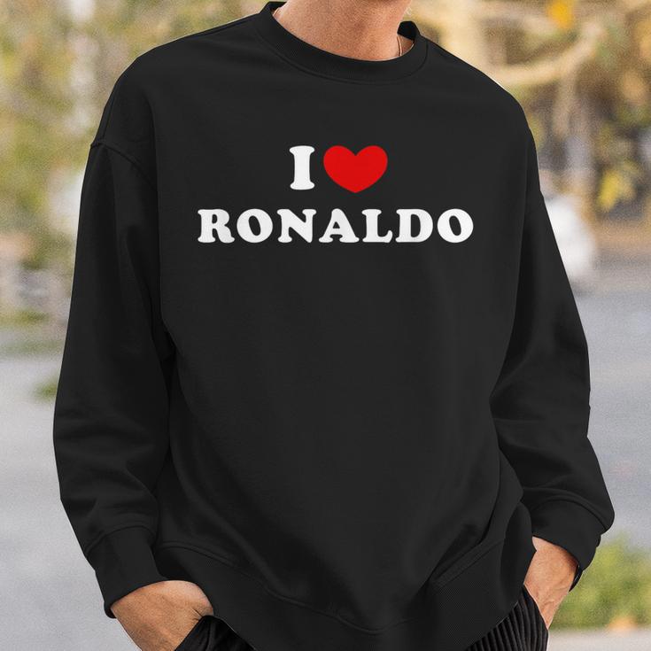 I Love Ronaldo I Love Ronaldo Sweatshirt Geschenke für Ihn