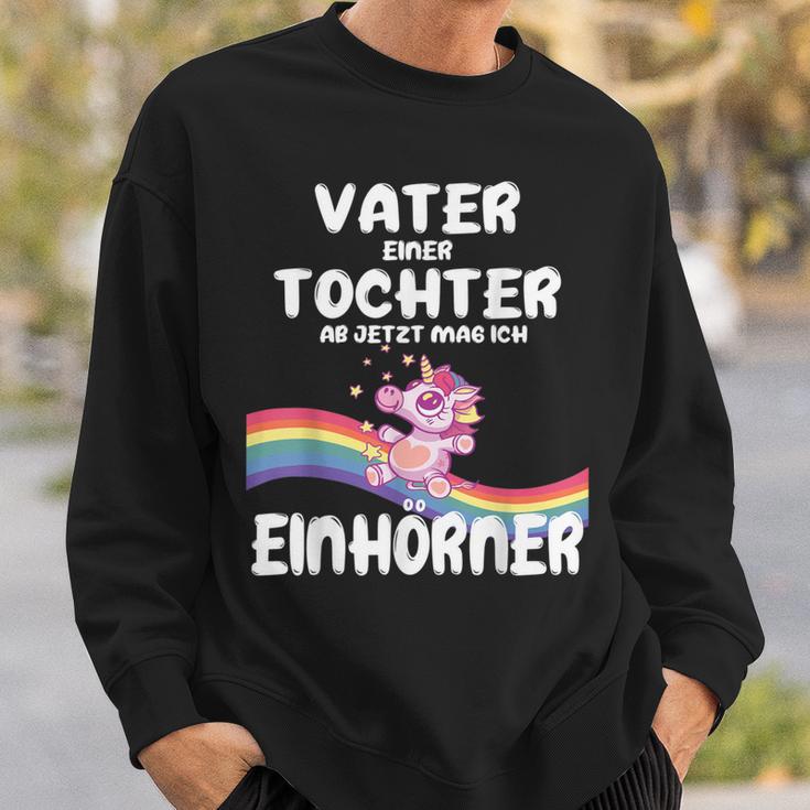 Lustigesater Einer Tochter Einhörner Geburt Baby Sweatshirt Geschenke für Ihn