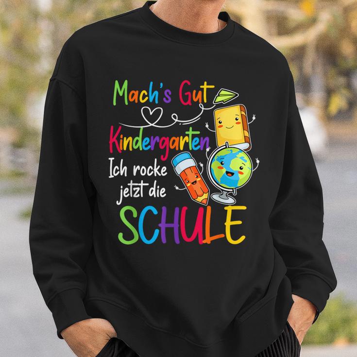 Mach's Gut Kindergarten Ich Rocke Jetzt Die Schule S Sweatshirt Geschenke für Ihn