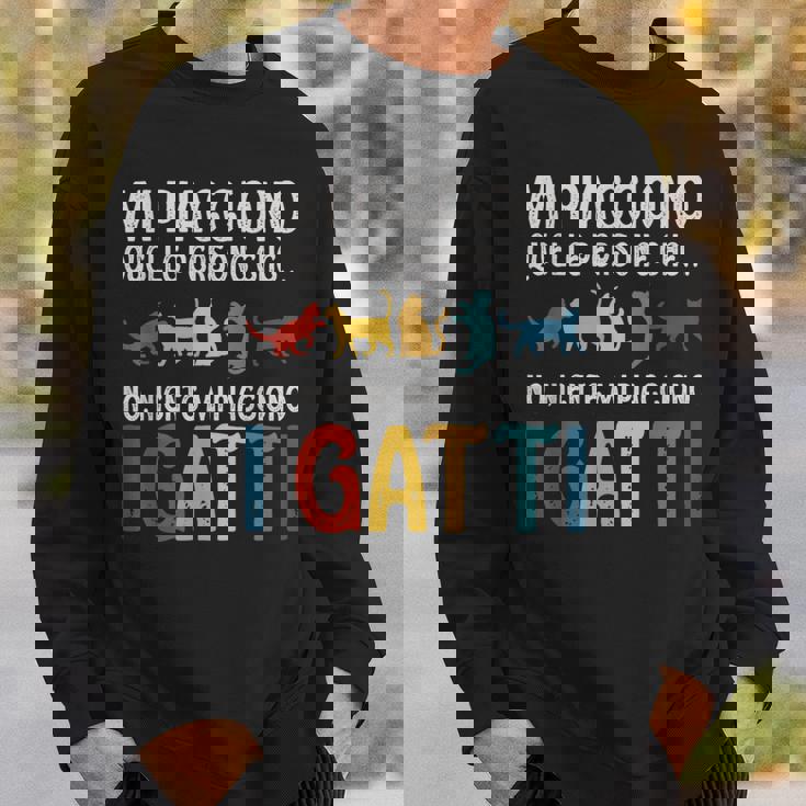Maglia Mi Piacciono Quelle Persone No Mi Piacciono I Gatti Felpa Regalos para él