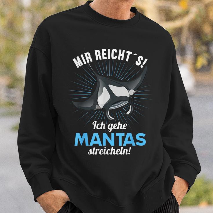 Manta Mir Reichts Ich Gehe Mantas Strokeling Sweatshirt Geschenke für Ihn