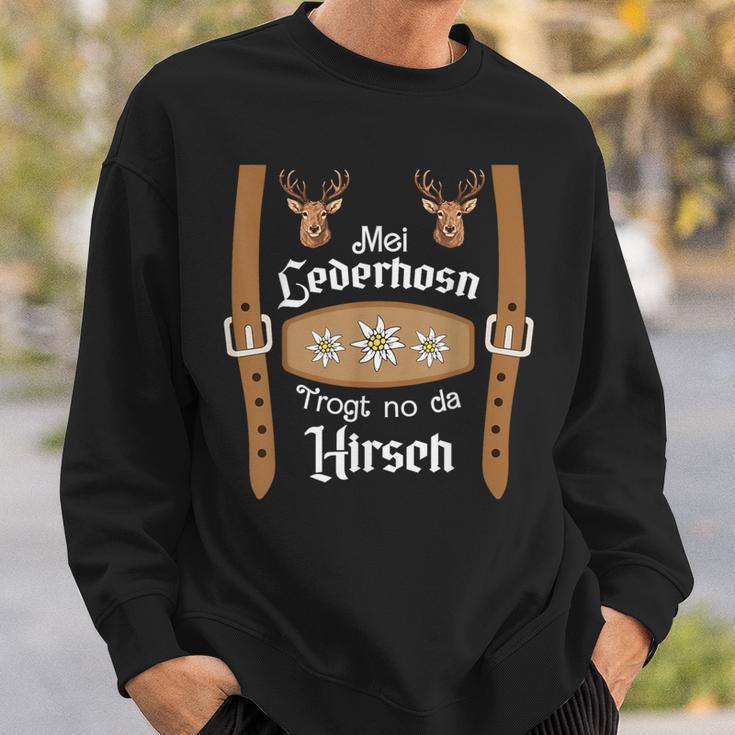 Mei Lederhosen Deer Oktoberfest Costume Sweatshirt Geschenke für Ihn