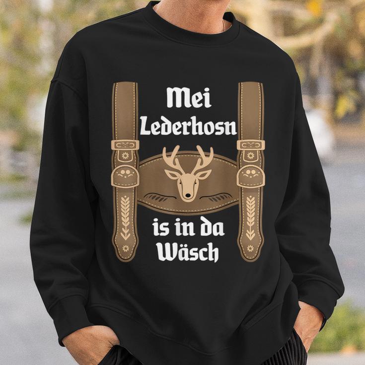 Mei Lederhosn Is In Da Wäsch Oktoberfest Costume Sweatshirt Geschenke für Ihn