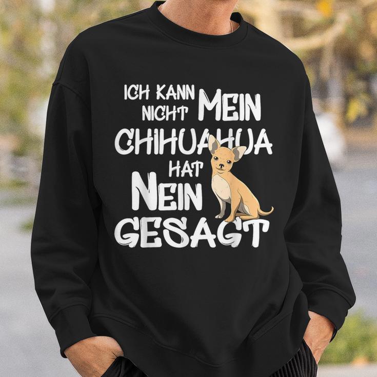 Mein Chihuahua Hat No Sagt Dog Holder Fun Sweatshirt Geschenke für Ihn