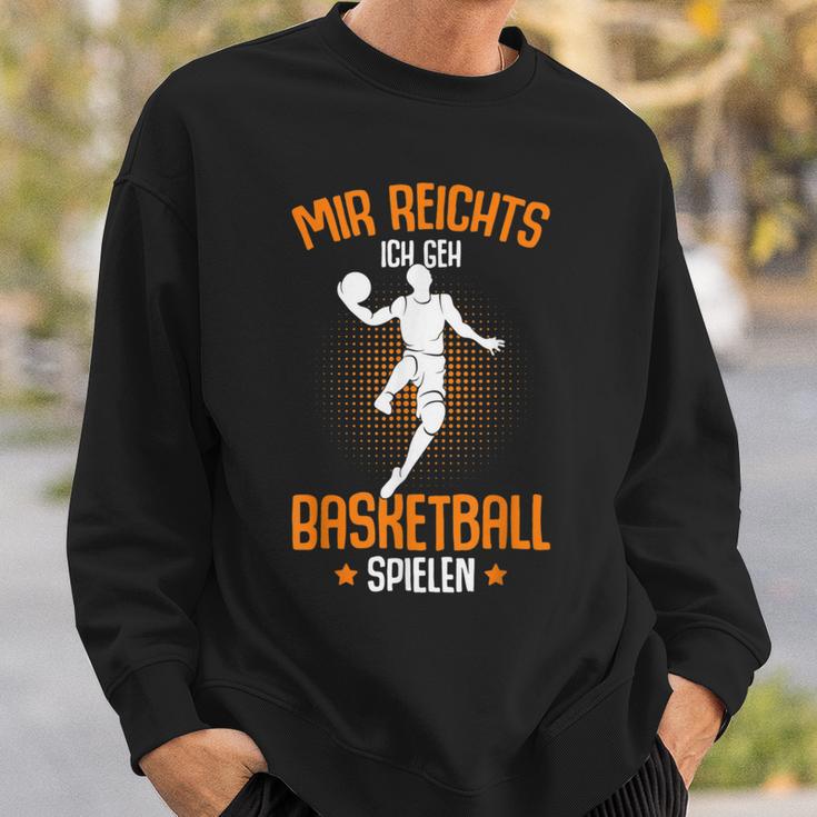 Mir Reichts Ich Geh Basketball Playing Basketballer Boys' Sweatshirt Geschenke für Ihn