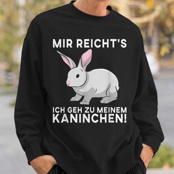 Mir Reichts Ich Geh Zu Mein Rabinchen Cute Rabbit Sweatshirt Geschenke für Ihn