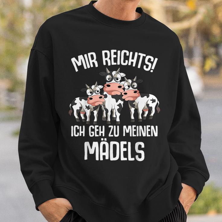 Mir Reichts Ich Geh Zu Meinen Kühen Landwirt Kühe Bauer Kuh Sweatshirt Geschenke für Ihn