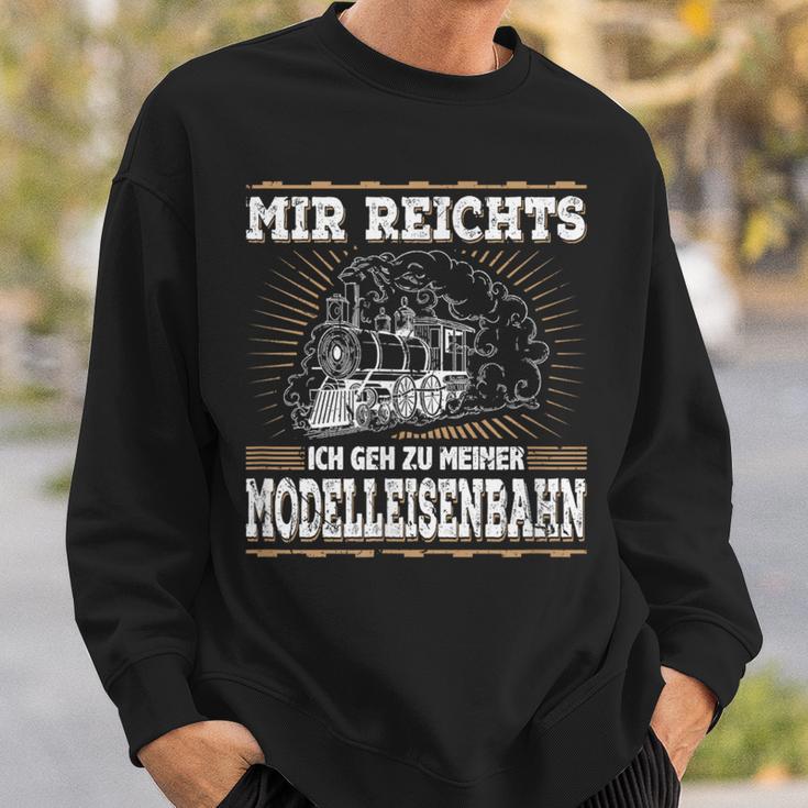 Mir Reichts Ich Geh Zu Meiner Model Railway Sweatshirt Geschenke für Ihn