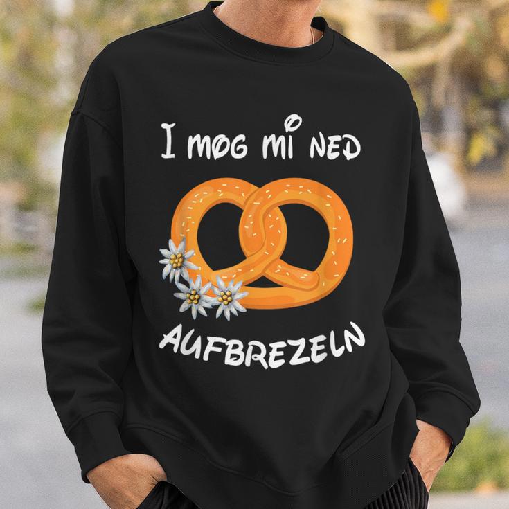 With I Mog Mi Ned Aufbrezeln Pretzel Party Costume Sweatshirt Geschenke für Ihn