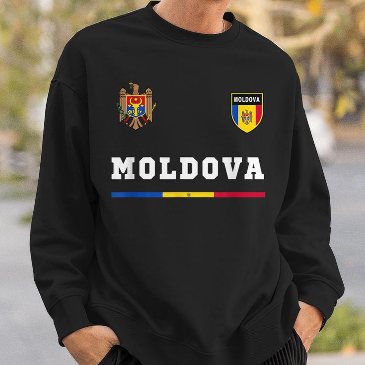 Moldova Sports Football Flag Football Sweatshirt Geschenke für Ihn