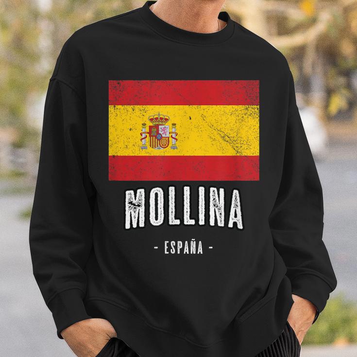 Mollina Spanien Es Flagge Stadt Bandera Sweatshirt Geschenke für Ihn