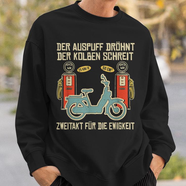 Moped Driver Moped Scooter Moped 2-Stroke Moped Sweatshirt Geschenke für Ihn