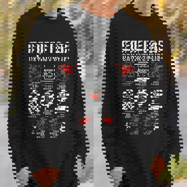 Moto Gp Courses Ce Que Je Fais Moto Gp Motard Humour Sweater e Cadeaux pour lui