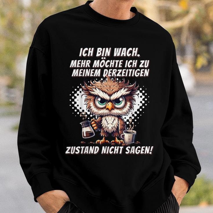 Müde Faul Ich Will Schlafen Pyjamas Morgenmuffel Sweatshirt Geschenke für Ihn