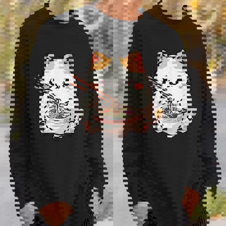 Neko Cat Ramen Anime Kawaii Sweatshirt Gifts for Him